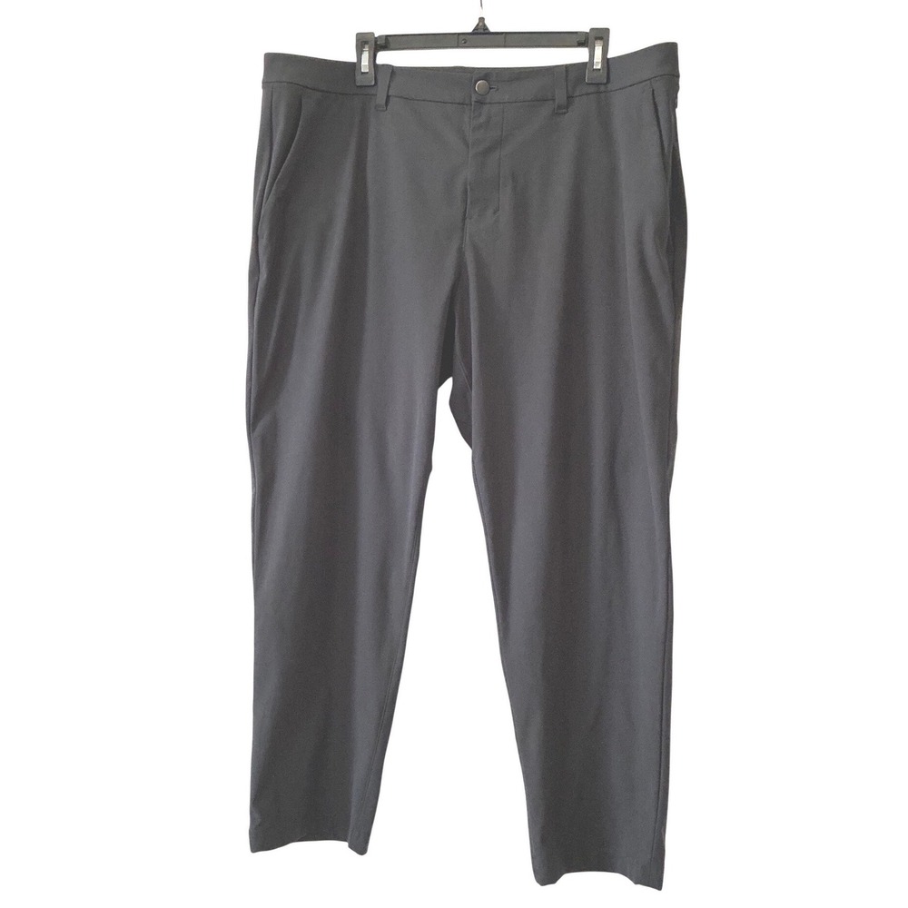 Lululemon Commission Pant‎ Classic 38 Obsidian Grey Mens LM5AR2S.04 Trousers